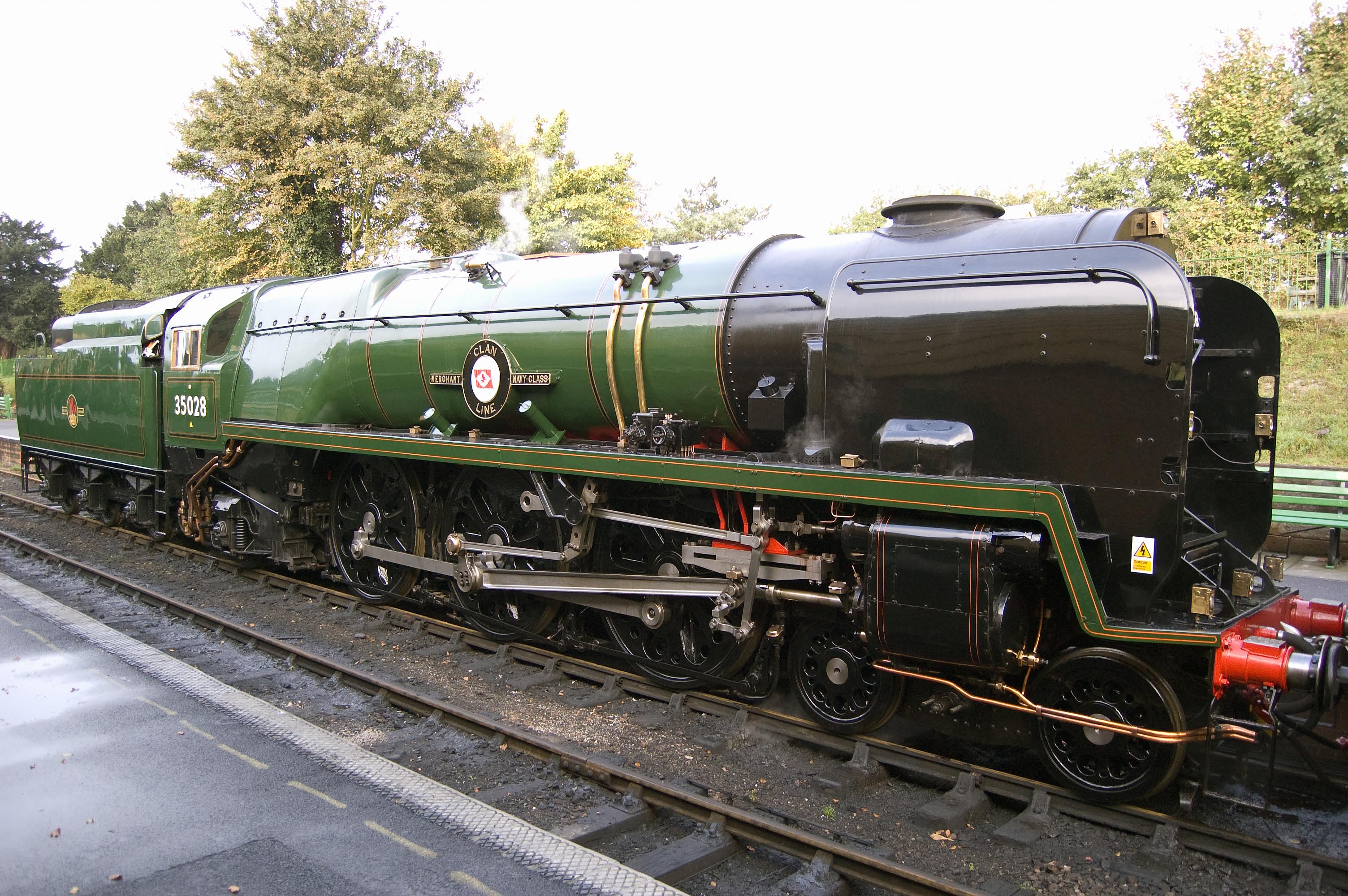 Clan Line at Ropley