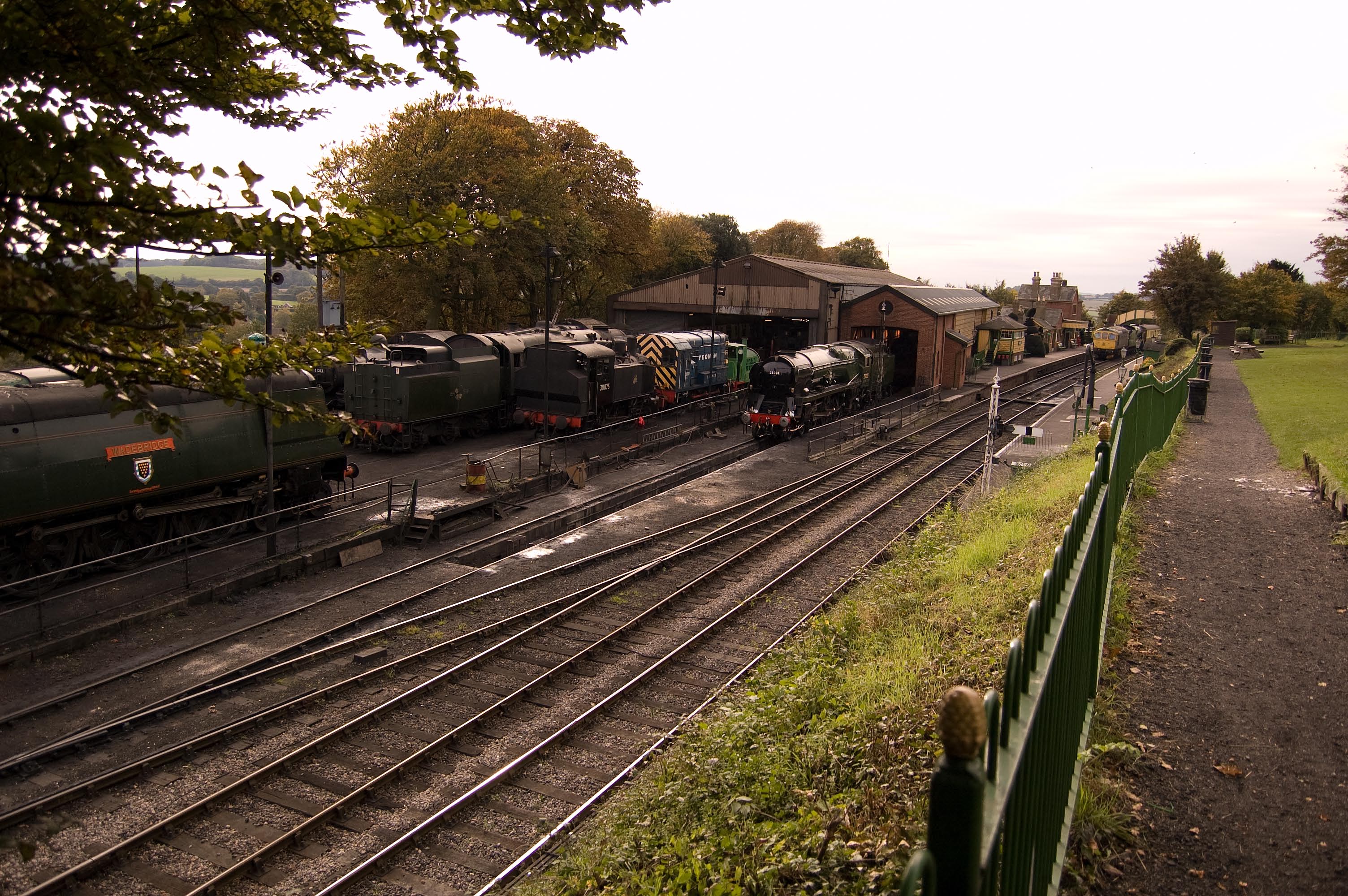 Clan Line at Ropley